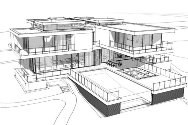 architectural-drawing-house-exterior-design